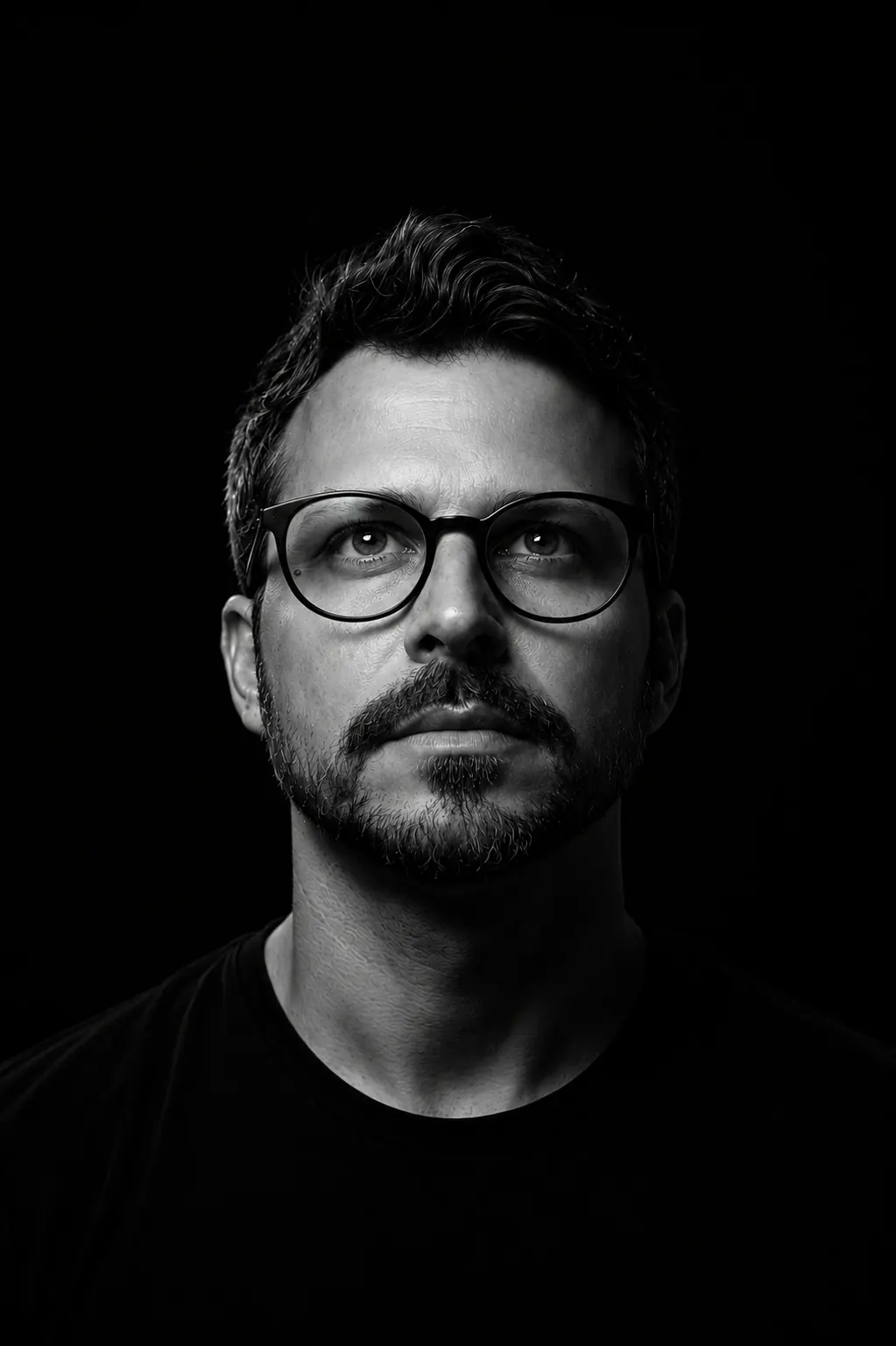 Retrato em preto e branco do Dr. Ernane